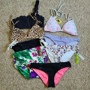 8pc Assorted Swim Bikini Lot Size M